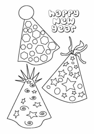Free Printable New Years Coloring Pages Online   43902