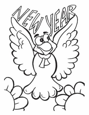 Free Printable New Years Coloring Pages Online   89057