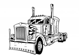 Free Printable Optimus Prime Coloring Page for Kids   5gzkd