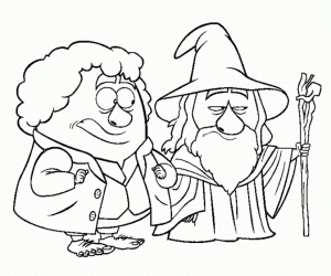 Free Printable The Hobbit Coloring Pages   8472