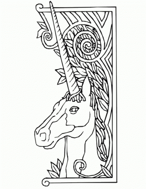 Free Printable Unicorn Coloring Pages for Adults   5TF4C