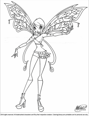 Free Printable Winx Club Coloring Pages for Kids   5gzkd