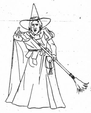 Free printable Wizard Of Oz Coloring Pages wicked witch of the west
