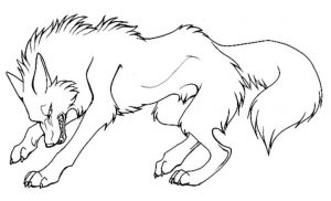 Free Printable Wolf Coloring Pages   7218