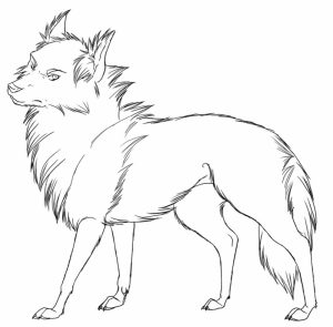 Free Printable Wolf Coloring Pages   90791