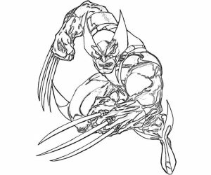 Free Printable Wolverine Coloring Pages for Kids   I86Om
