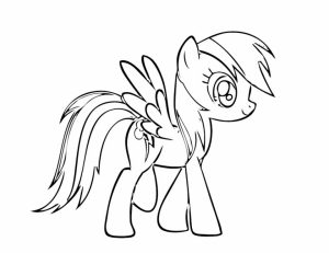 Free Rainbow Dash Coloring Pages for Toddlers   54500