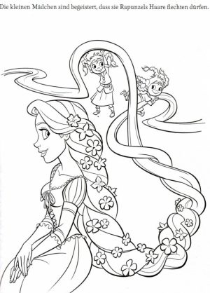 Free Rapunzel Coloring Pages to Print Disney Princess   12B67