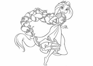Free Rapunzel Coloring Pages to Print   UT8OP