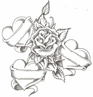 Free Roses Coloring Pages for Adults   4488