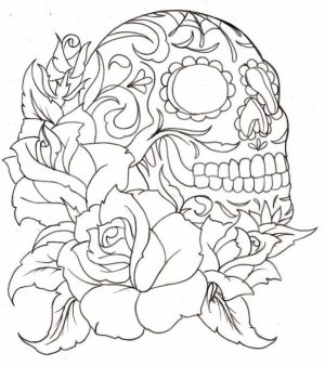 Free Roses Coloring Pages for Adults   46159