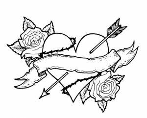 Free Roses Coloring Pages for Adults   75908