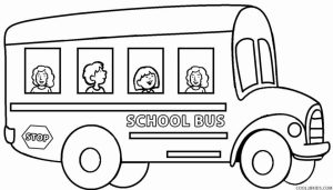 Free School Bus Coloring Pages   2srxq
