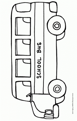 Free School Bus Coloring Pages to Print   6pyax