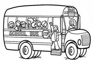 Free School Bus Coloring Pages to Print   rk86j