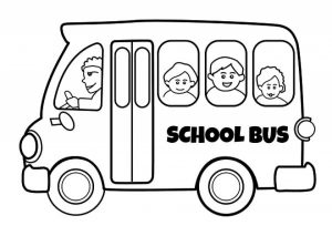 Free School Bus Coloring Pages to Print   v5qom
