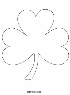 Free Shamrock Coloring Pages for Kids   yy6l0