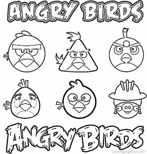 Free Simple Angry Bird Coloring Pages for Children   t6gbg
