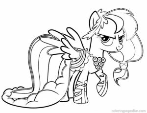 Free Simple Rainbow Dash Coloring Pages for Children   33919