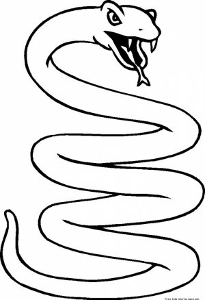 Free Snake Coloring Pages to Print   33958