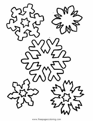 Free Snowflake Coloring Pages to Print Out   31748