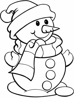 Free Snowman Coloring Pages   25762