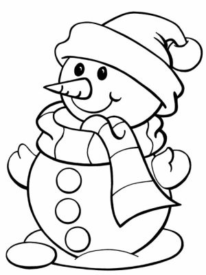 Free Snowman Coloring Pages   75908