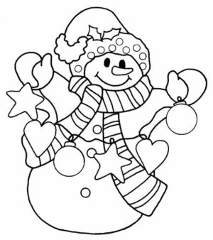 Free Snowman Coloring Pages to Print   16629