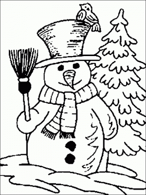 Free Snowman Coloring Pages to Print   18251