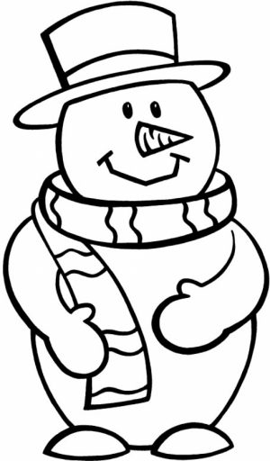 Free Snowman Coloring Pages to Print   92377
