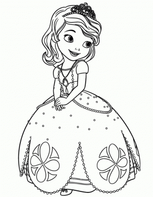 Free Sofia the First Coloring Pages   16967