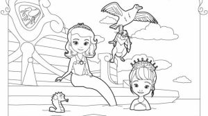 Free Sofia the First Coloring Pages   68320
