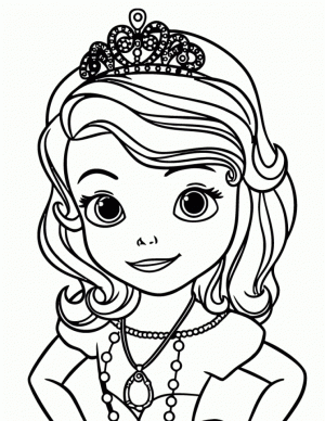 Free Sofia the First Coloring Pages to Print   36822