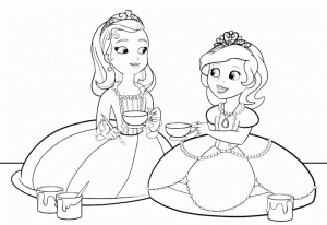 Free Sofia the First Coloring Pages to Print   48165