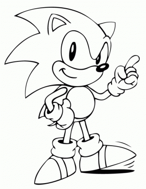 Free Sonic Coloring Pages   119149