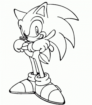 Free Sonic Coloring Pages   467385