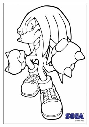Free Sonic Coloring Pages   492356