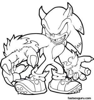 Free Sonic Coloring Pages   5705