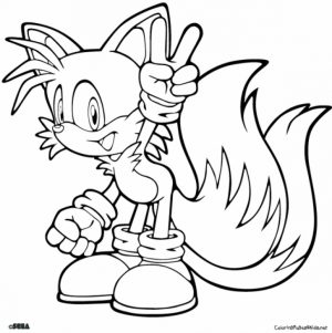 Free Sonic Coloring Pages   787907