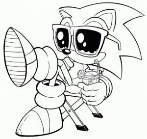 Free Sonic Coloring Pages to Print   415109