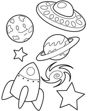 Free Space Coloring Pages   72ii16