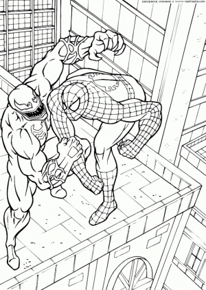 Free Spiderman Coloring Pages to Print   924299