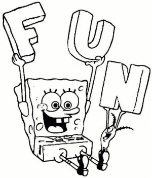 Free Spongebob Squarepants Coloring Pages   9tf1q