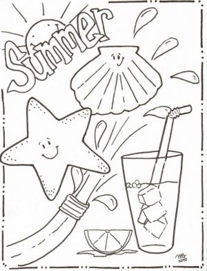 Free Summer Coloring Pages   119155