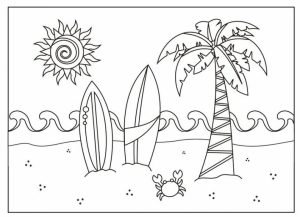 Free Summer Coloring Pages Online Printable   81833