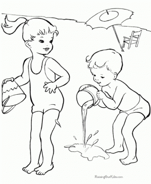Free Summer Coloring Pages Online Printable   99102