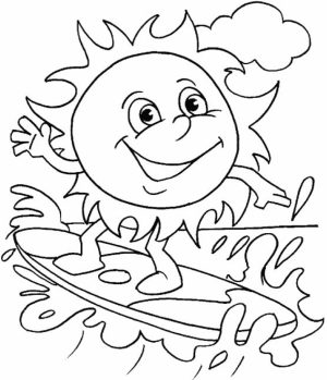 Free Summer Coloring Pages to Print   105377