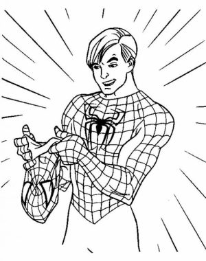 Free Superhero Coloring Pages of Spiderman for Kids   46271