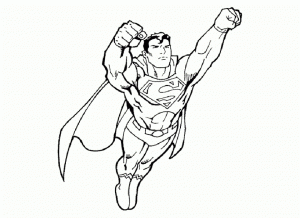 Free Superman Coloring Pages   1863