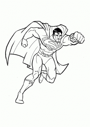 Free Superman Coloring Pages to Print   24864